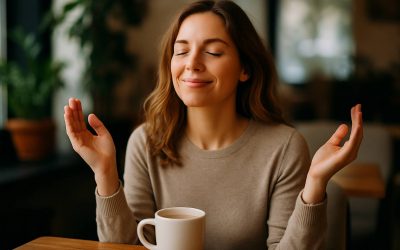 Les petits exercices de sophrologie à glisser dans votre pause café pour un regain d’énergie